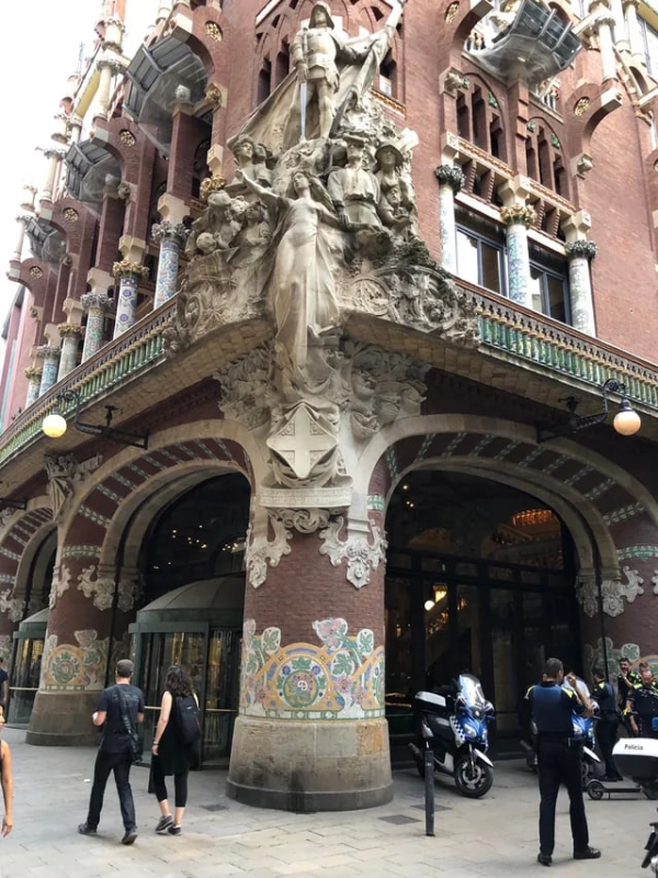تالارموسیقی کاتالان در بارسلون اسپانیا Palau de la Música Catalana 